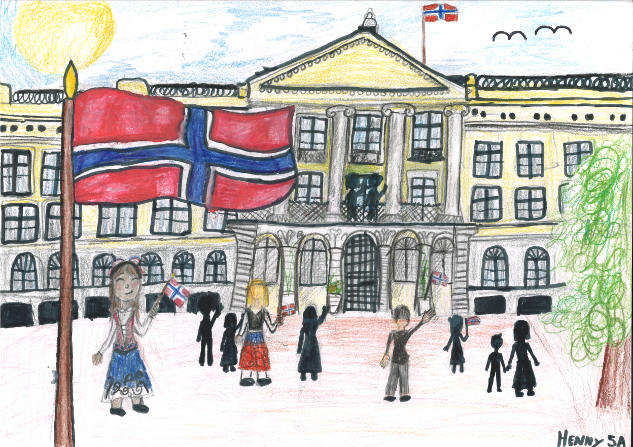 17. mai-tegning